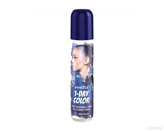 VENITA 1- Day Color Spray koloryzujący do włosów - nr 5 Navy Blue (granatowy) 50ml