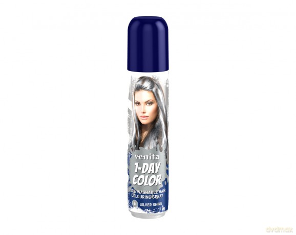 VENITA 1- Day Color Spray koloryzujący do włosów - nr 6 Silver Shine (srebrny) 50ml