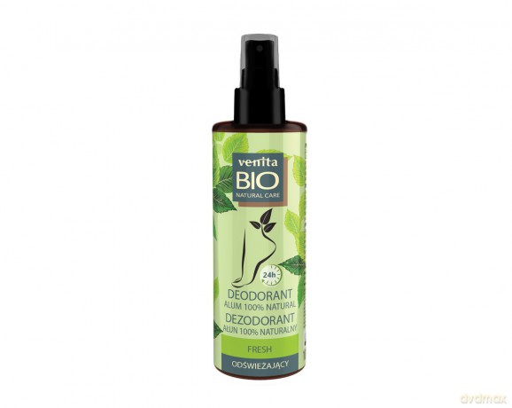 VENITA Bio Natural Care Dezodorant do stóp 100% naturalny ałun - odświeżający 100ml