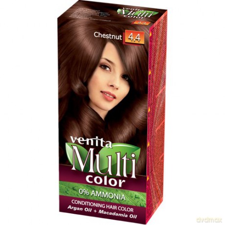 VENITA Farba do włosów bez amoniaku Multi Color - 4.4 Chestnut