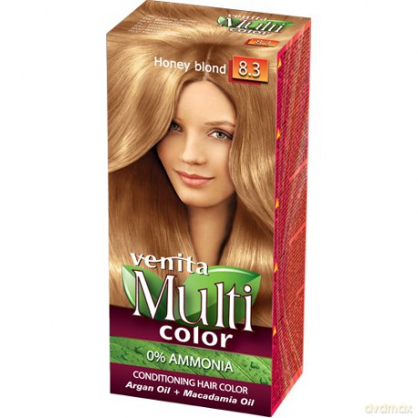 VENITA Farba do włosów bez amoniaku Multi Color - 8.3 Honey Blond