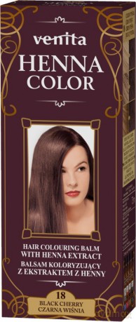VENITA Henna Color Balsam koloryzujący z ekstraktem z Henny - 18 Czarna Wiśnia