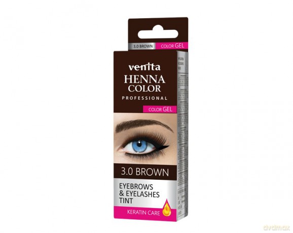 VENITA Henna Color Profesjonalna Żelowa Henna do brwi i rzęs - 31.0 Brown (brązowa)