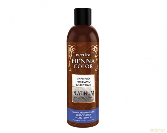 VENITA Henna Color Szampon do włosów w odcieniach blond i siwych - Platinum 250ml