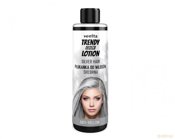 VENITA Trendy Color Lotion Płukanka do włosów anti-yellow - Srebrna 200ml