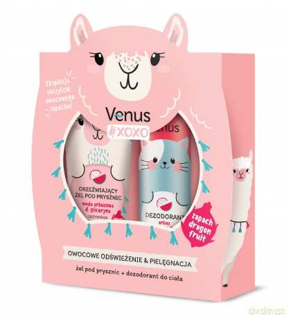 VENUS Zestaw prezentowy #Xoxo - Owocowe Odświeżenie i Pielęgnacja