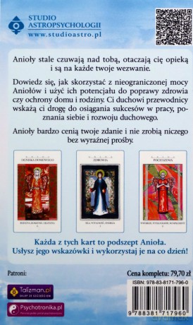 Anioły medytacja, afirmacja, przepowiednia - Roland Piotr Kozłowski [KARTY]