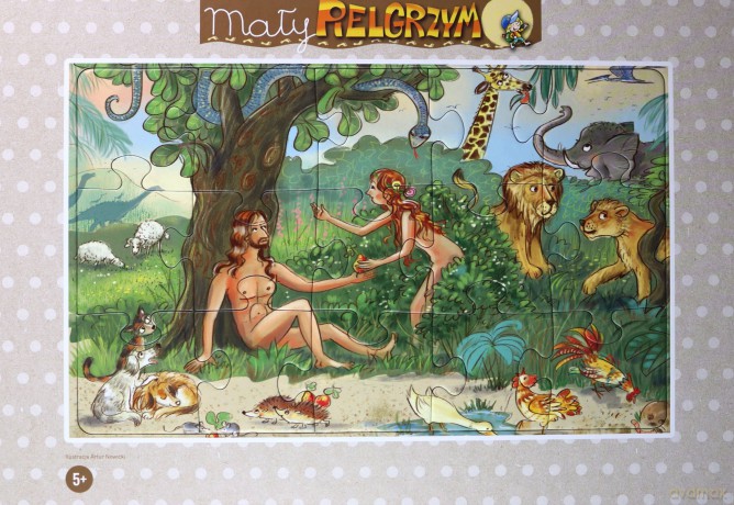 BERNARDINUM 15 el. Mały Pielgrzym - Adam i Ewa [PUZZLE]