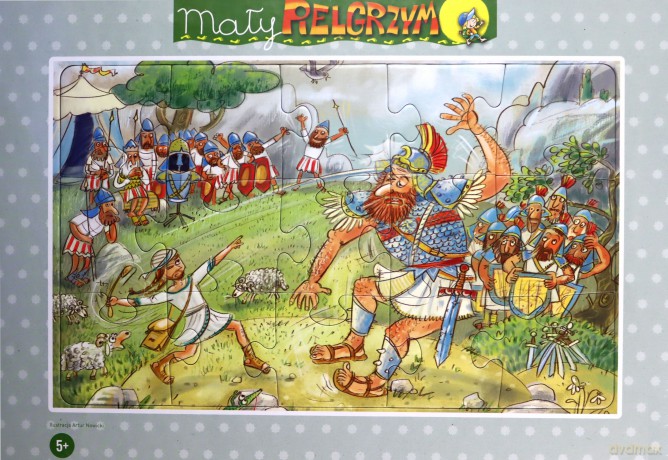 BERNARDINUM 15 el. Mały Pielgrzym - Dawid i Goliat [PUZZLE]