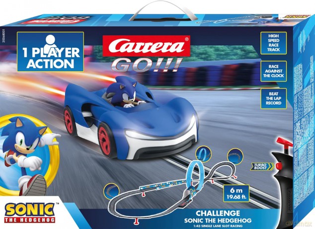 Carrera Go!!! Challenger - Sonic 6,0m
