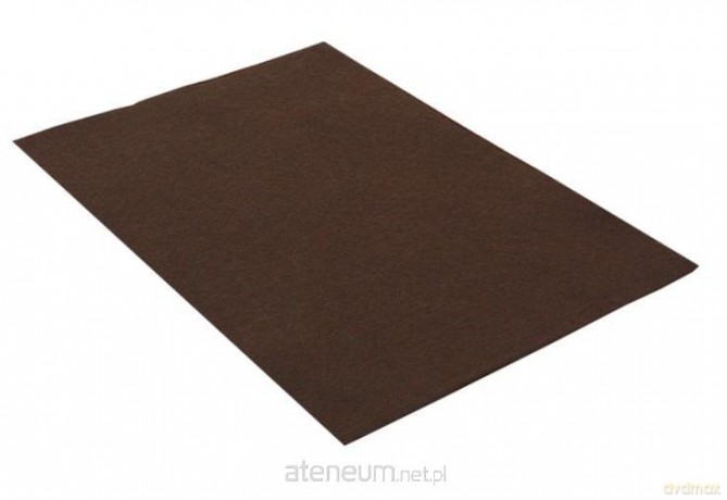 Filc dekoracyjny ciemnobrązowy 20x30cm 10szt