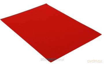 Filc dekoracyjny czerwony 20x30cm 10szt