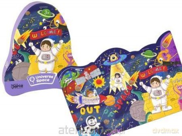 LEANTOYS 48 el. Kosmos UFO planety [PUZZLE]