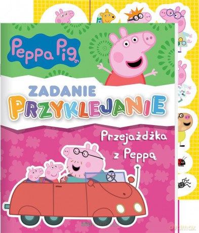 Peppa Pig. Zadanie Przyklejanie cz.5 [KSIĄŻKA]