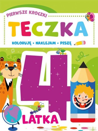 Pierwsze kroczki. Teczka 4-latka [KSIĄŻKA]