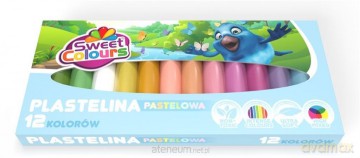 Plastelina pastelowa 12 kolorów