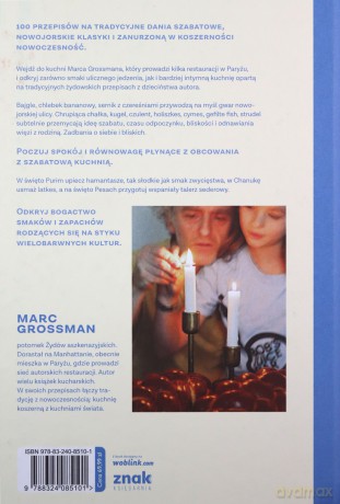 Szabatowe przepisy 100 receptur na żydowskie dania - Marc Grossman, Eliza Kasprzak-Kozikowska [KSIĄŻKA]