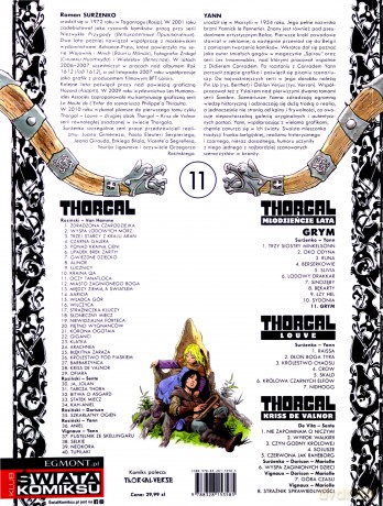 Thorgal (Tom 11) Młodzieńcze Lata Grym - Yann le Pennetier, Roman Surżenko, Wojciech Birek [KOMIKS]
