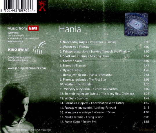 Jan A. P. Kaczmarek: Hania [CD]