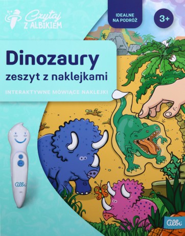 Czytaj z Albikiem. Zeszyt z naklejkami: Dinozaury 3+ [KSIĄŻKA]