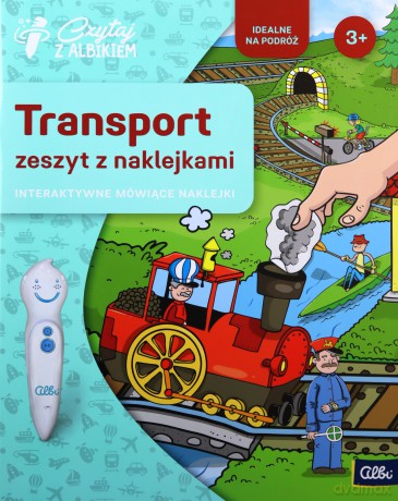 Czytaj z Albikiem. Zeszyt z naklejkami: Transport 3+ [KSIĄŻKA]
