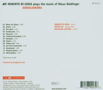 Di Gioia, Roberto (D. Ilg, W. Haffner): Abracadabra (Celebrating Klaus Doldinger) [CD]