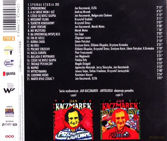 Jan Kaczmarek: Serwus Panie Janek [CD]