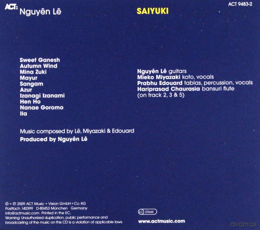 Le, Nguyen (M. Miyazaki, P. Edouard, H. Chaurasia): Saiyuki [CD]