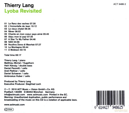 Lang, Thierry (M. Michel, H. Känzig, Cello Quartet): Lyoba Revisited [CD]
