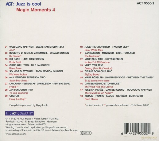Various Artists: Jazz Is Cool: Magic Moments 4 [CD]