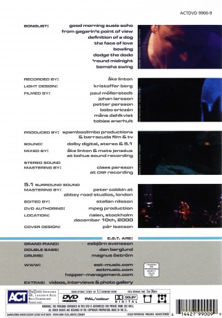 Svensson, Esbjörn Trio e.s.t.: Live in Stockholm [DVD]