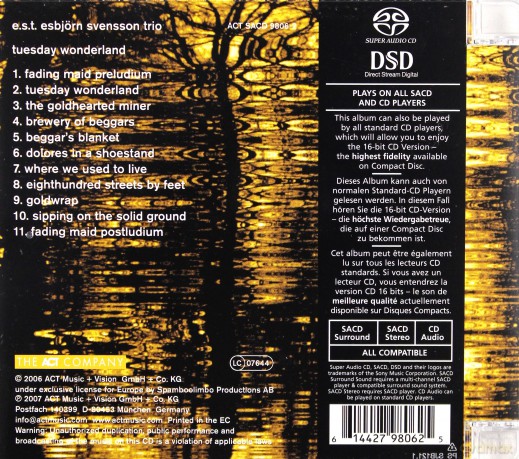 Svensson, Esbjörn Trio e.s.t.: Tuesday Wonderland (SACD hybrid) [SACD]
