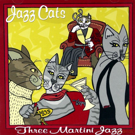 Various Artists: Jazz Cats (J. Venuti, E. Waters, J. Lunceford, J. Teagarden, E. Fitzgerald, K. Oliver, B. Smith, The Casa Loma Orchestra, B. Goodman, N. King Cole, F. Waller, D. Gordon, K. Ory): Three Martini Jazz [CD]