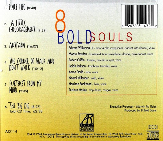 8 Bold Souls Feat. Edward Wilkerson Jr. (M. Bowden, R. Griffin, I. Jackson, A. Dodd, N. Millender, H. Bankhead, D. Mosley): Ant Farm [CD]