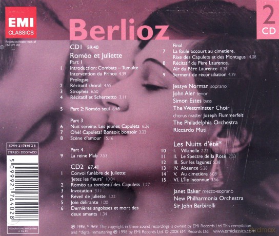 Janet Baker: Gemini-Romeo Et Juliette [2CD]