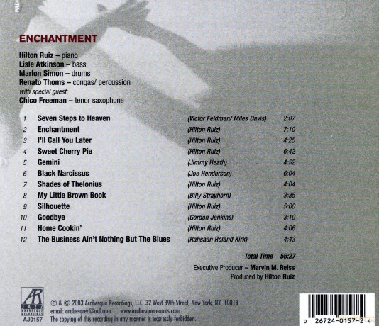 Ruiz, Hilton (L. Atkinson, M. Simon, R. Thoms, Chico Freeman): Enchantment [CD]