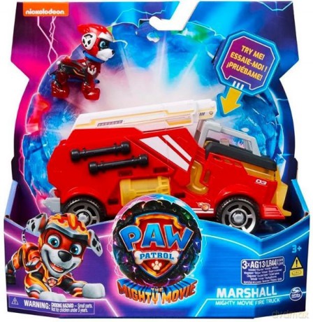 Pojazd z figurką Psi patrol Film 2 Marshall