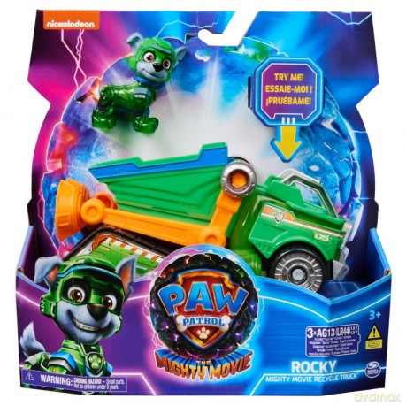 Pojazd z figurką Psi Patrol Film 2 Rocky