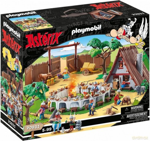 PLAYMOBIL Zestaw figurek Asterix 70931 Wielki festyn wiejski
