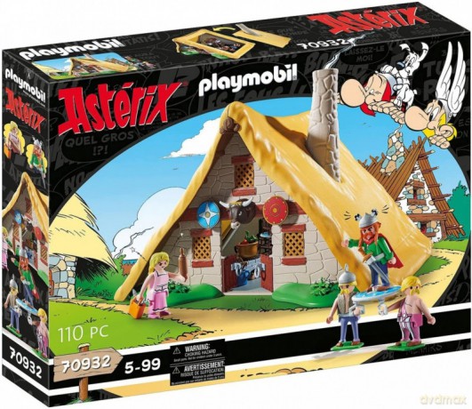 PLAYMOBIL Zestaw figurek Asterix 70932 Chata Asparanoiksa