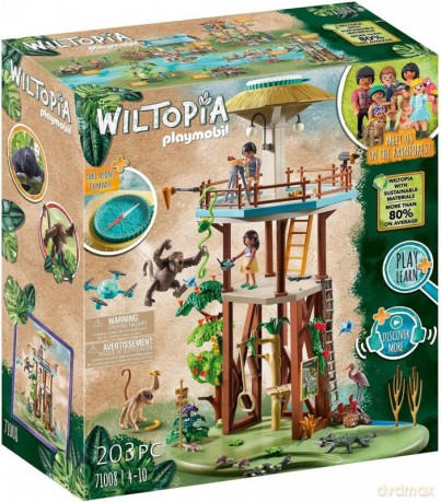 PLAYMOBIL Zestaw figurek Wiltopia 71008 Wieża badawcza z kompasem