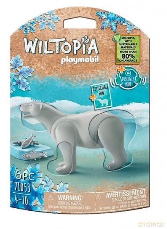 PLAYMOBIL Zestaw figurek Wiltopia 71053 Niedźwiedź polarny