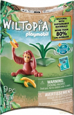 PLAYMOBIL Zestaw figurek Wiltopia 71074 Mały orangutan