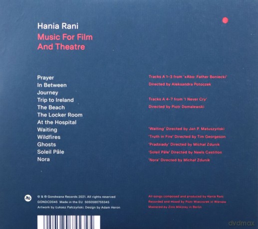 Hania Rani: Music For Film And Theatre [CD]