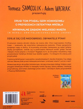 Detektyw Wróbel i struty dziób - Adam Wajrak, Tomasz Samojlik [KSIĄŻKA]