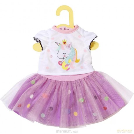 Dolly Moda - Shirt + Tutu Unicorn 43cm