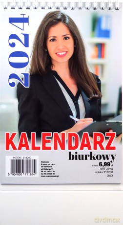 Kalendarz 2024 Biurkowy [KALENDARZ]