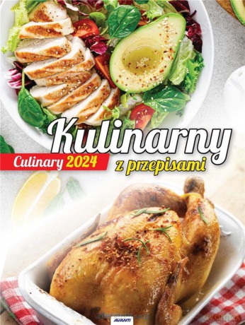 Kalendarz 2024 Ścieny Kulinarny z przepisami [KALENDARZ]