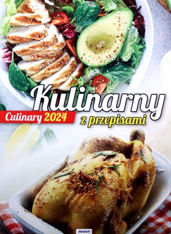 Kalendarz 2024 Ścieny Kulinarny z przepisami [KALENDARZ]