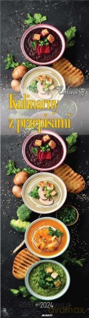 Kalendarz 2024 Ścieny Kulinarny z przepisami [KALENDARZ]